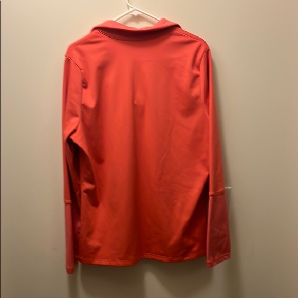 North face 2 tone orange women’s quarter zip top size extra large - Picture 6 of 12